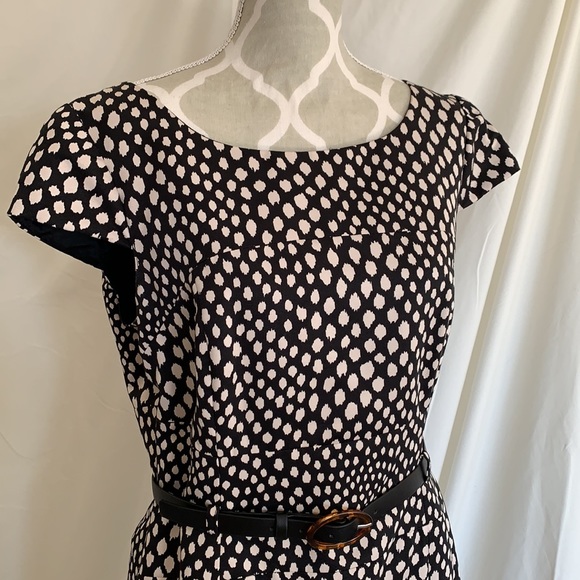 TAHARI Arthur S. Levine Spotted Dress Nordstrom - Picture 3 of 11